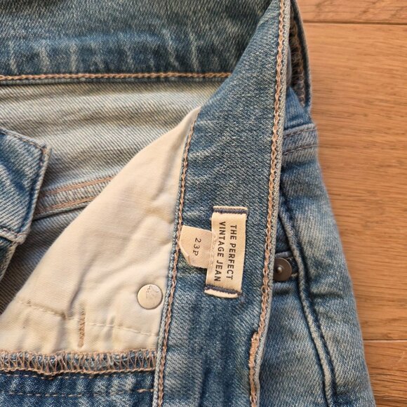 Madewell Petite Perfect Vintage Jean - Size 23P, Medium Wash - Picture 5 of 5